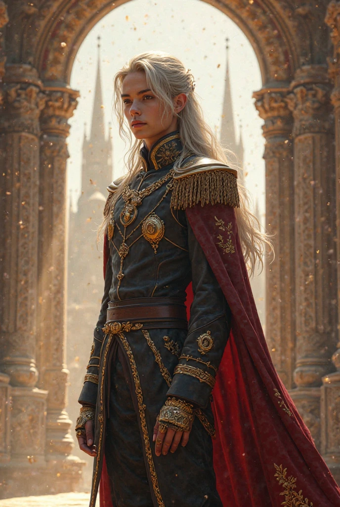 Silver-haired young guard