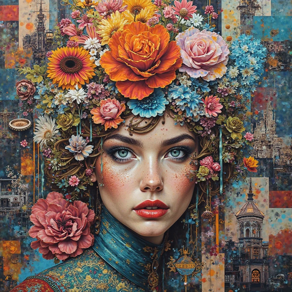 create a photo with lots of images in one photo that are eye-catching