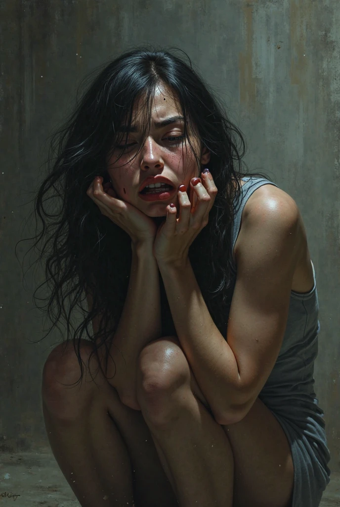 ကြောက်ငိုနေတာလေး