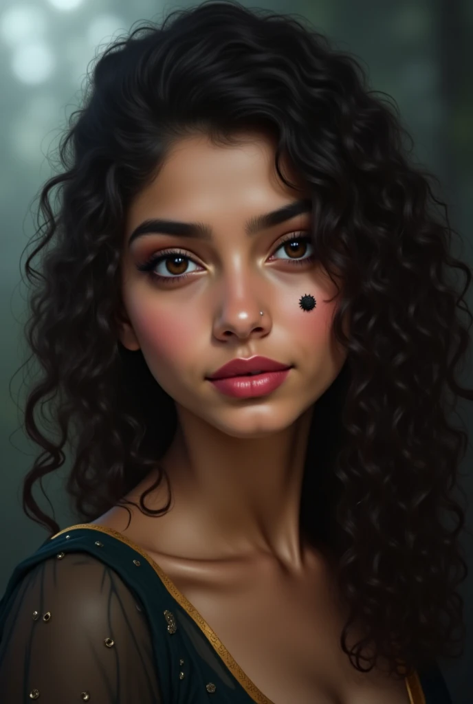 Iam a 18 year old fair girl with wavy curl hair black eyes  and a black small birthmark on my left cheekbone make me a character based on the definition  of  my full name which Riyansha Ritika Singh 