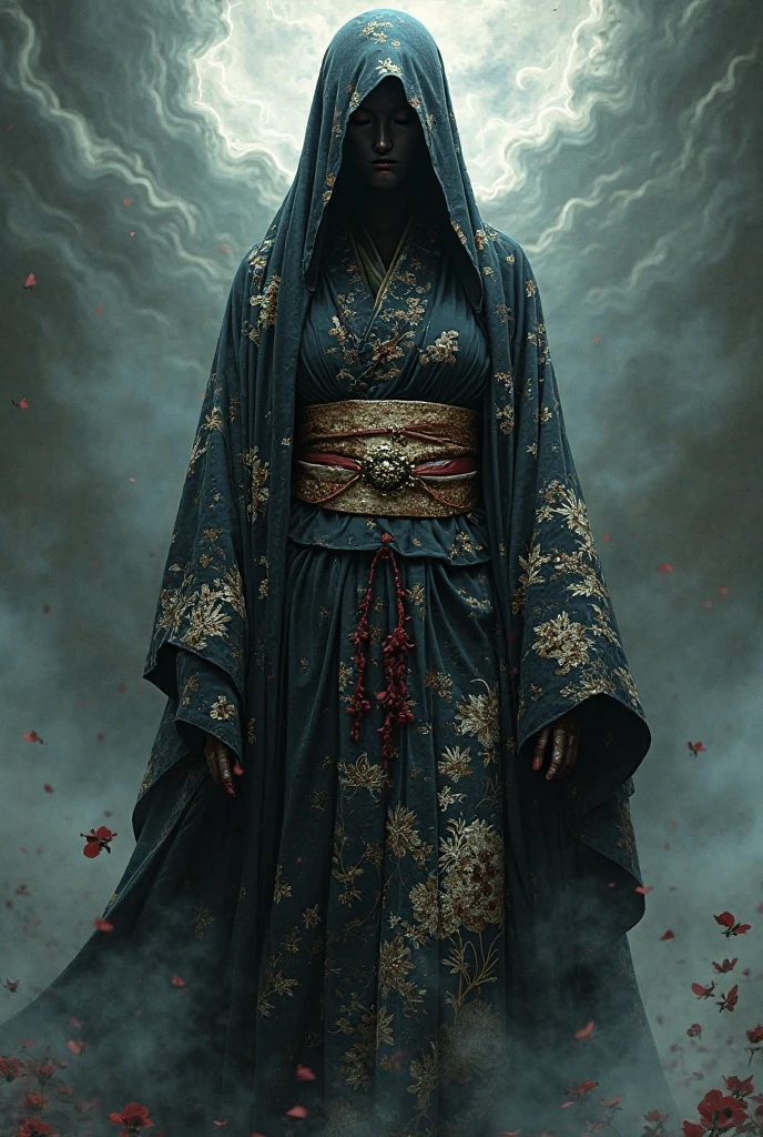 Kimono · Japanese Goddess of Yomizu no Kuni Izanami · Scary · Hell