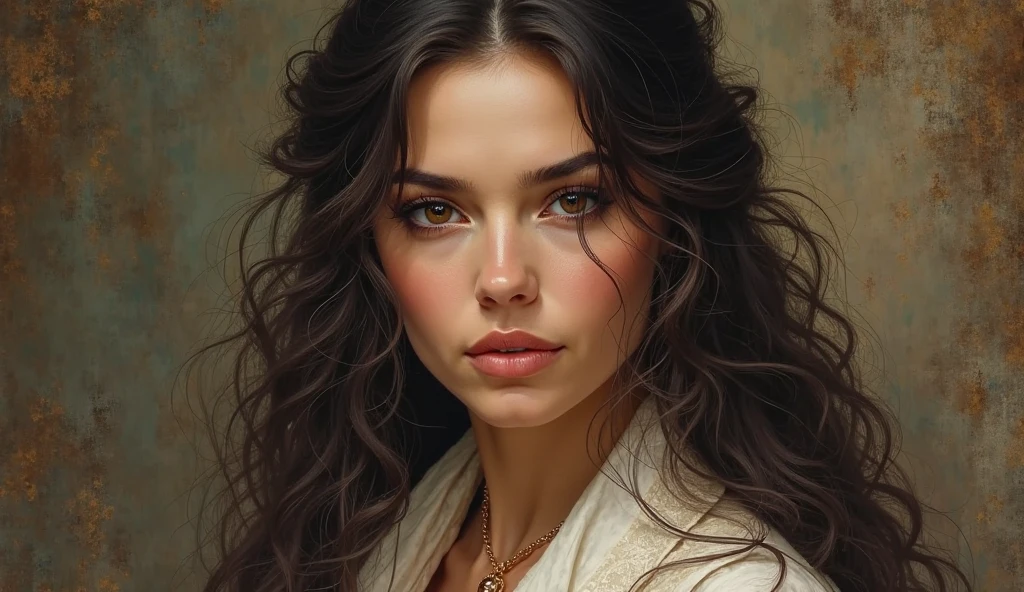 portrait of noble woman, smart and sexy