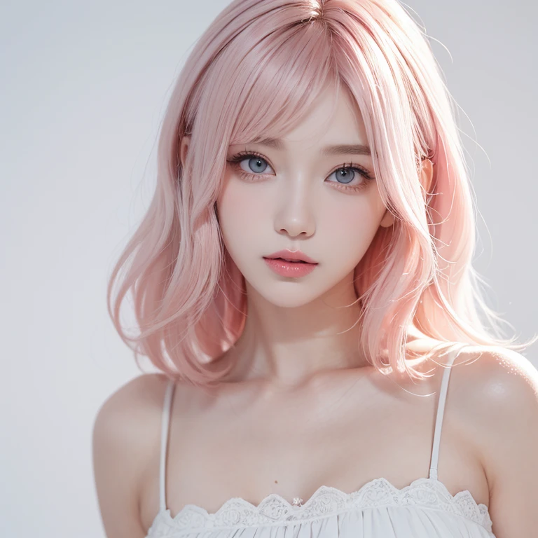 cartoon character with pink hair
