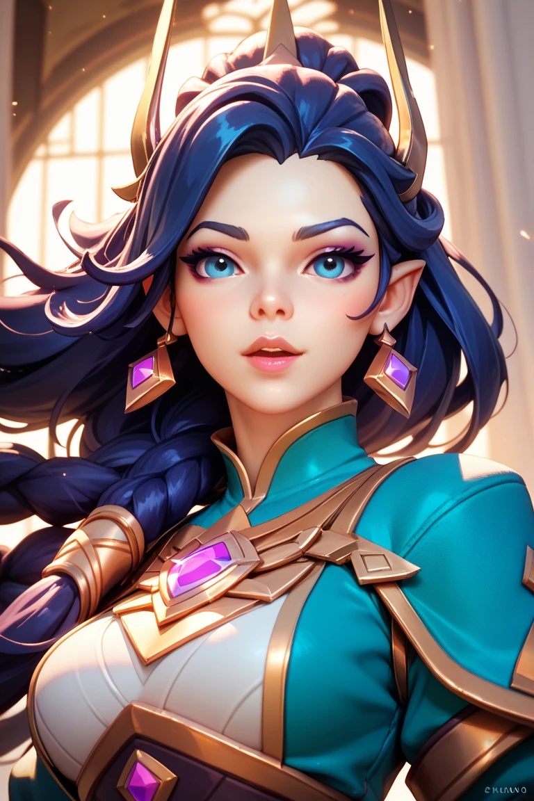 <lora:smite_morrigan:0.8>, smite_morrigan, smirk, portrait,, (magical, magnificent, masterpiece:1.3)