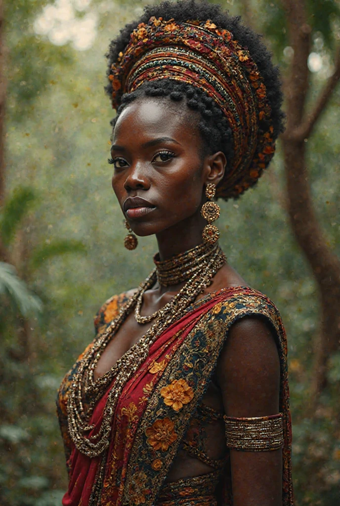 L'image d'une reine africaine très sexy
