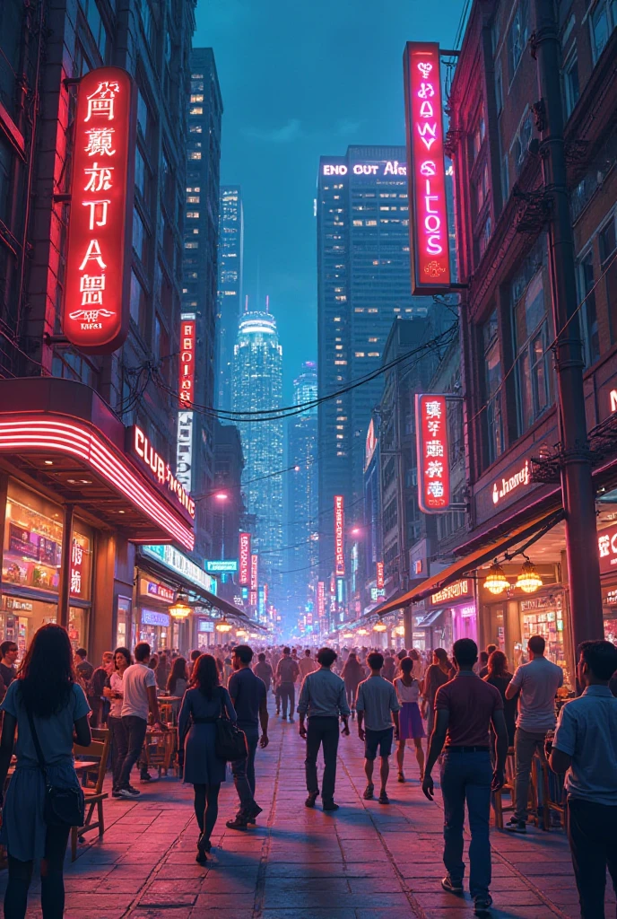 A location called Small Avenue with Club names been Club House , Sandy's Bar and Platinum Lounge.