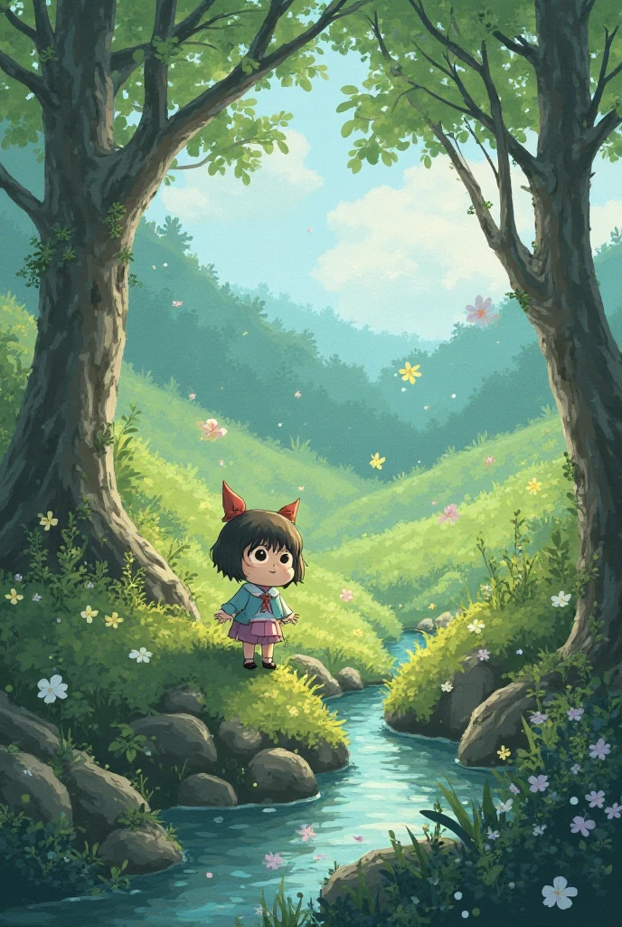 Edit this into Can you convert this into Ghibili art