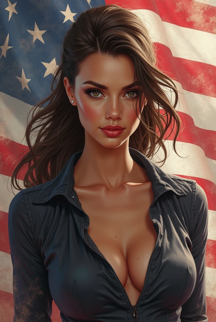 Beautiful woman from the archetype maga 