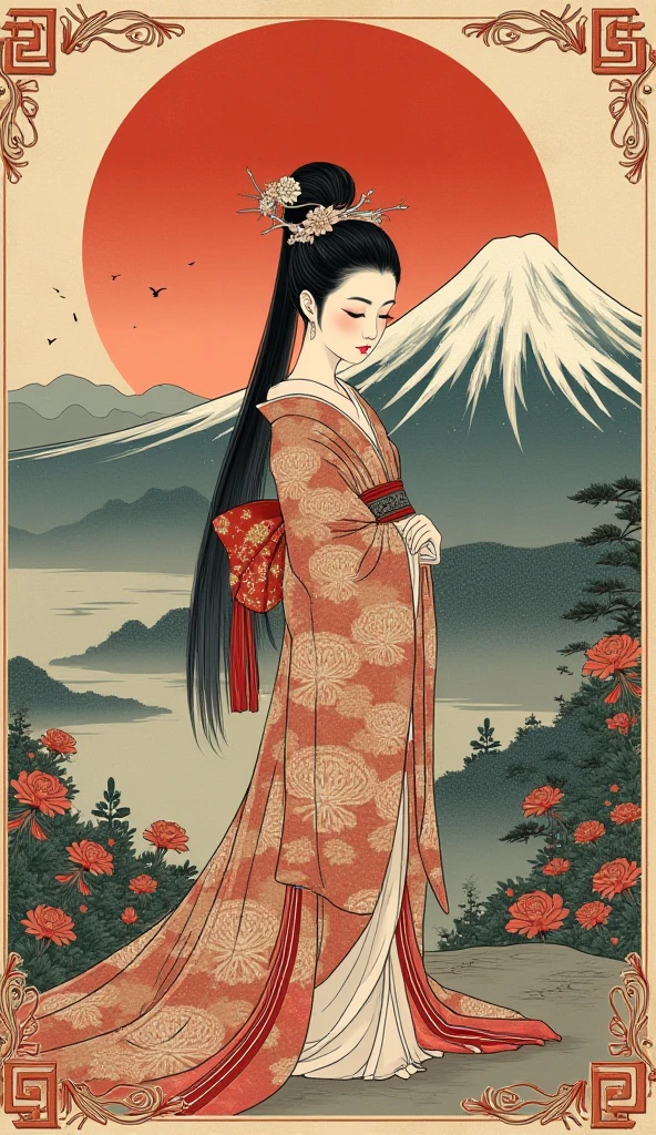 Traditional Japanese poster