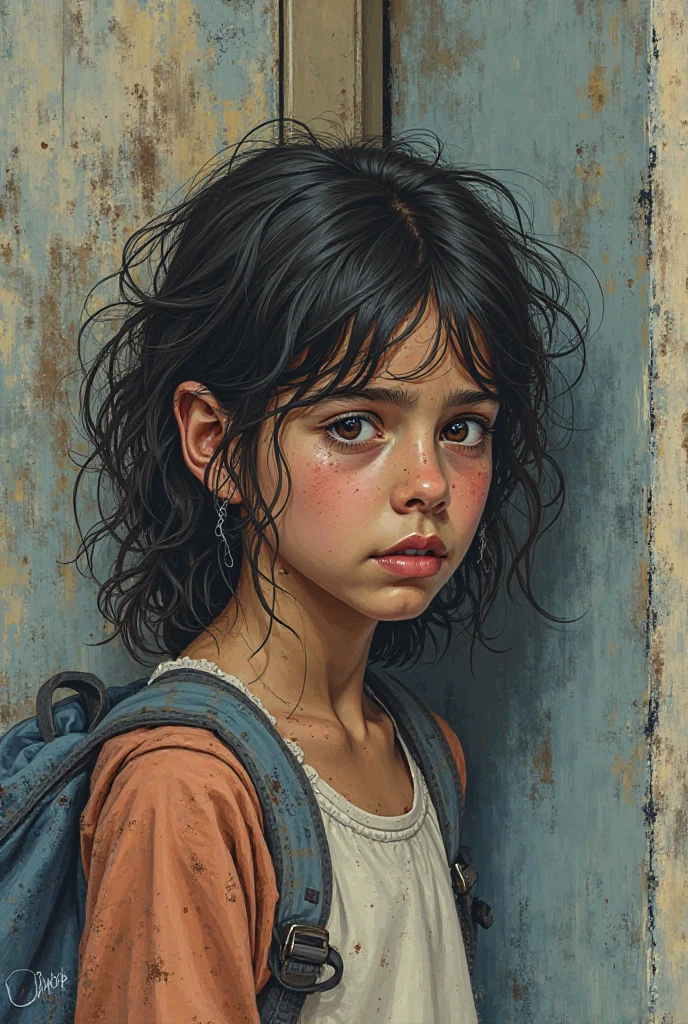 Crie uma imagen contra o bullying em portuques  pareçendo que um humano desenhou