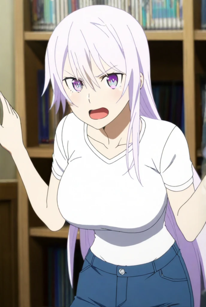 masterpiece, best quality, highres, BREAK, masterpiece, best quality, highres, BREAK
,full-face blush,, starlight theme, , canted angle, ,looking up, collarbone,BREAK, <lora:tama-dfrag:0.8>, tama sakai, school uniform, sweater,
,