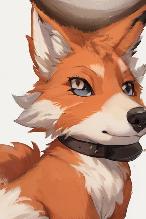 a beautiful young anthro furry fox, female, photo by frank frazetta, wearing ring_gag, large mouth, realistic, sharp focus, 8k high definition, insanely detailed, intricate, elegant, art by stanley lau and artgerm, floating embers <lora:ring_yiffy21_v1:0.6>