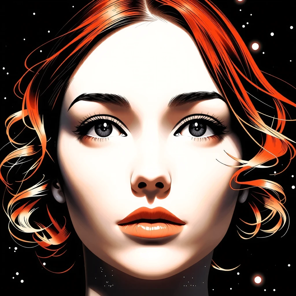 (Ultra-high resolution output, Spray Art-Like 0.2μｍｍdelicate particles, Acrylic Paint Versatile Color Paint, illustrations, \Precise Sketch Like Drawing a Picture, Clean Line Art and Clean Lines, 256 colors\), 
Please create an animated thumbnail image that best conveys the appeal of this checkpoint model,  
(amazing style,  by absurd red), 