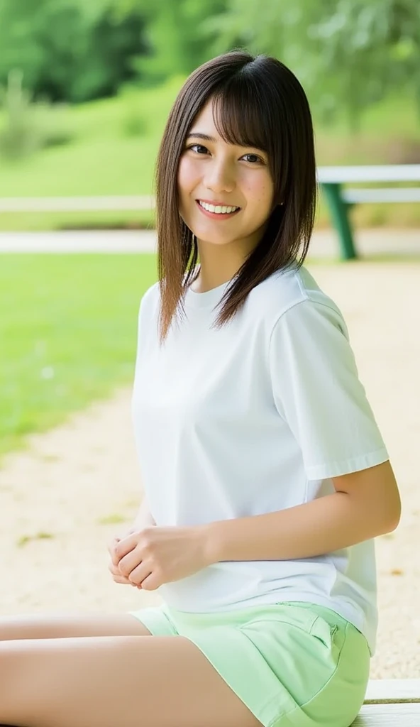 (Trekking wear:1.5)、(Hike the plateau:1.2)、(Full-body photo:1.5)、highest quality, Photorealistic, Very detailed, finely, High resolution, 8K Wallpaper, Professional, High level of detail, ((18-year-old female:1.2)), Slender Japanese women,Pretty lips, (Beautiful long lashes:1.2)、Detailed clavicle,, (Cute short bob hair:1.5),Top Quality,Ultra-clear resolution,Clear Eyes,Sunburned skin,Perfect large breasts,have perfect legs,(An innocent smile:1.5)、Cinema Lighting , Depth of written boundary, concentrated, Light of the sun, Good composition, (Bokeh: 1.2), Beautiful Eyes, Pause, narrow,(Ulzzang-6500:1.2) Mix 4, Hello