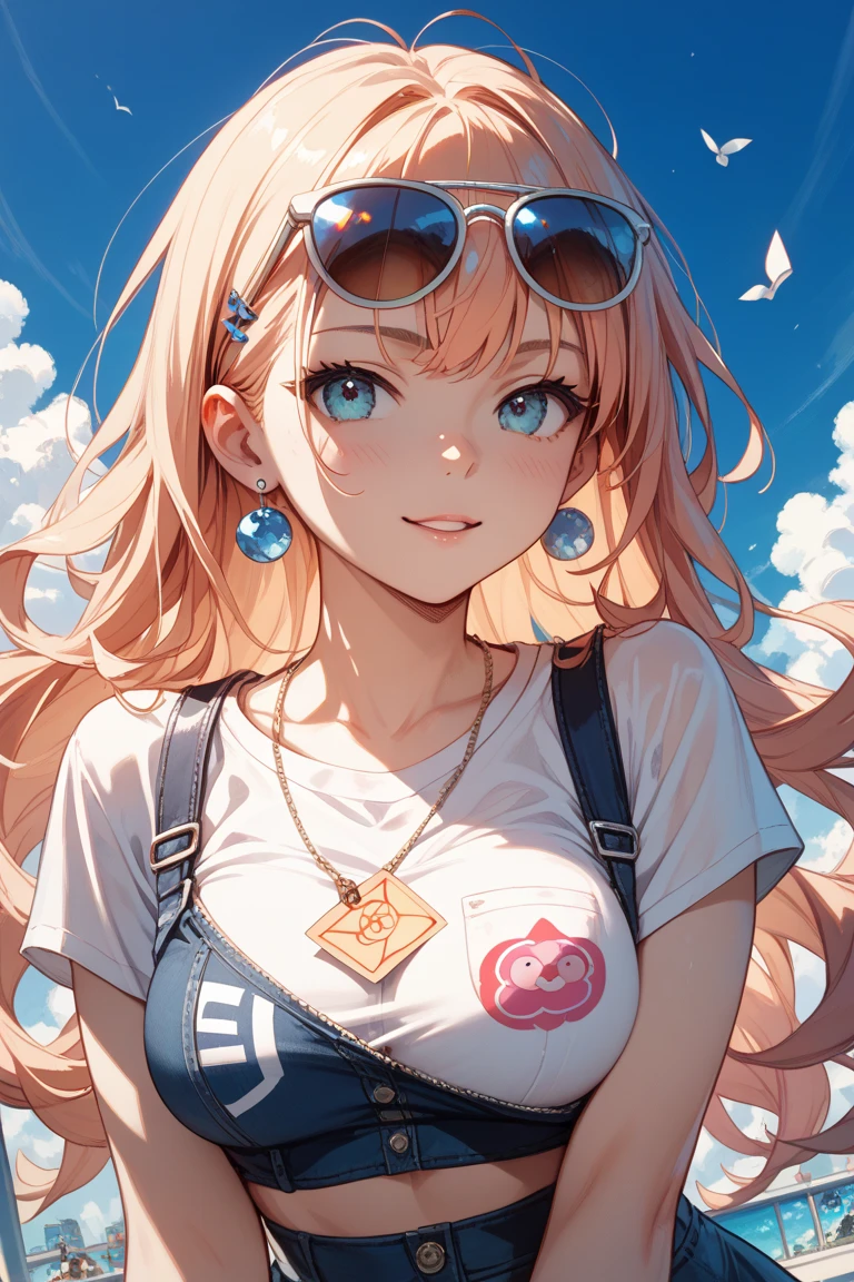 sunglasses、Generate a simple, easy-to-draw mascot character associated with the letter E