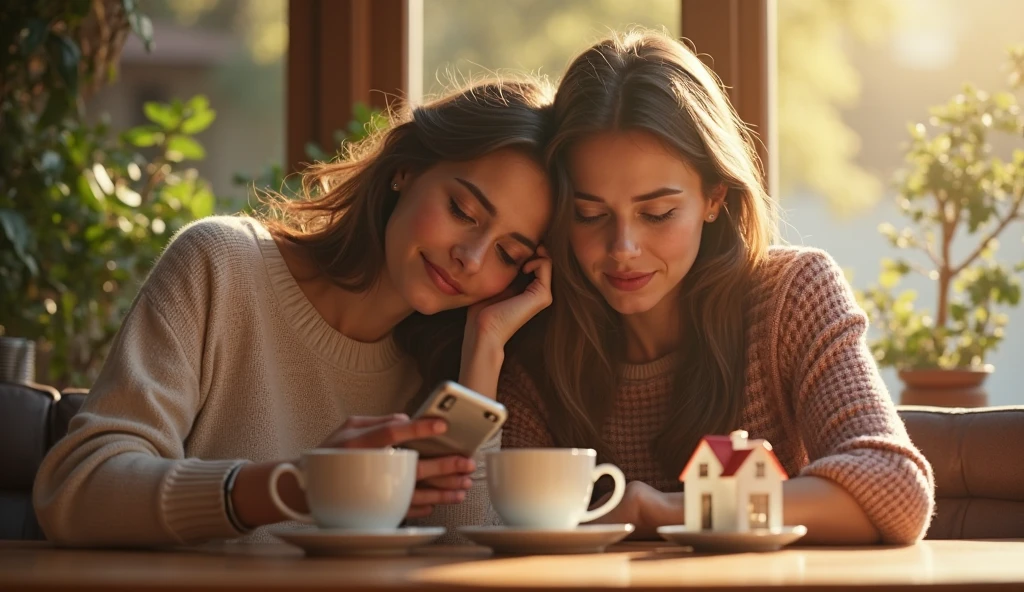 photo, higly detailed, 8k, pretty woman making selfie, table in cafe outroom, wide angle, morning, colored, happy crowd around, paparaci, wind, dynamic scene, cinema like