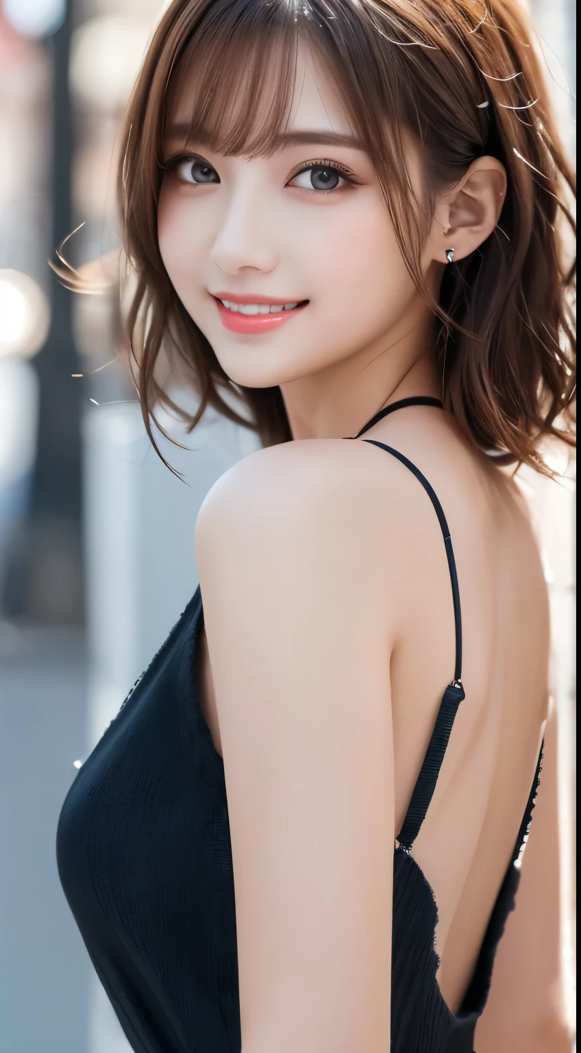 One Girl, (strapless micro bikini:1.4),
(RAW Photos, highest quality), (Realistic, Realistic:1.4), Tabletop,
Very delicate and beautiful, Very detailed, 2k wallpaper, wonderful, In detail,
Very detailedな CG Unity 8K 壁紙, Very detailedな, High resolution, Soft Light,
Beautiful detailed girl, Very detailedな目と顔, Beautiful and detailed nose, Beautiful details, Cinema Lighting,
Winter Night View, Illumination of the street trees at Roppongi Hills, that'it's snowing,
Perfect Anatomy, Slender body,bangs, View your audience, smile、Full body pose、Soft Breasts、