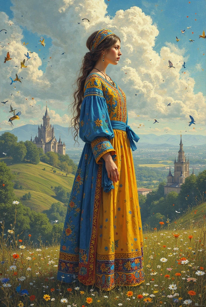 Yes, but do it on the background of Ukraine and add inscriptions "hub, And below  "The power of spirit and earth"