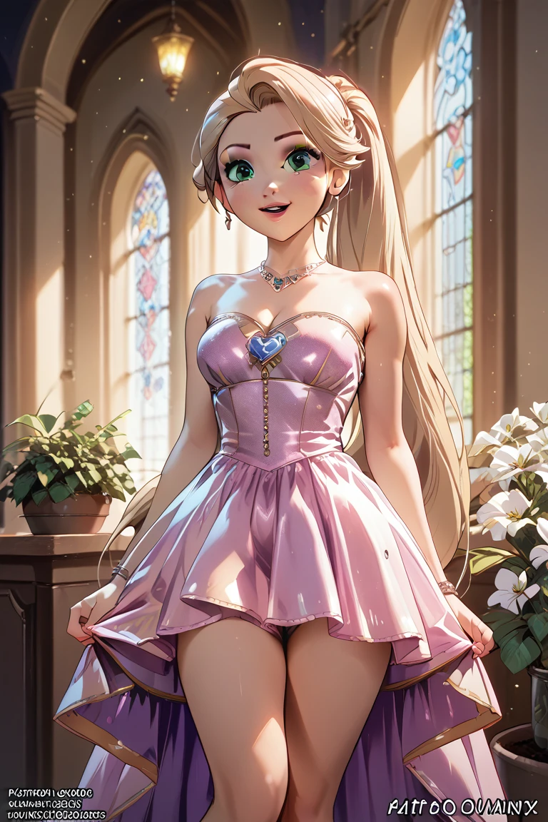 more realistic women、blonde beauty、Belarusian model、highest quality、Lots of details、Light blueのドレスを着た女性が写真撮影、astral witch costume、Fantasy costume、Live-action girls、beautiful heavenly magician、Bandeau dress inspired by cold plums、popular in。 cgstation、goddess of heaven、April rendering、Light blue、Top light for dreamy medium portraits、Light blueの肌、Amoranth、fantasy dress、Full body close-up、big breasts、cleavage、mini skirt、beautiful feet、sexy and attractive legs、sexy legs、beautiful feetフォーカス