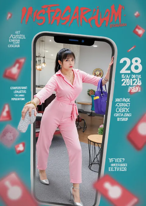 The woman in the smartphone who breaks the dimensional barrier