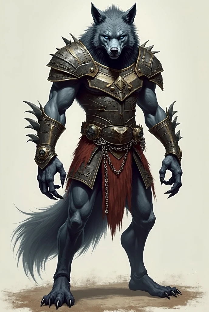 Anthro male black wolf knight holding a two-handed greatsword, alone, arrogant expression, masterpiece, Best Art, whole body, by violinist taran, detailed eyes, detailed body, claws, high, top-less, Pecs, ABS, Nipples, shoulder pads, white loincloth bulge in crotch, standing 