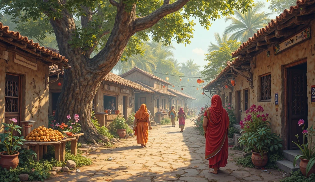 Meera’s work also brought economic benefits to the village. The influx of visitors boosted local businesses as travelers bought food from vendors and stayed in nearby inns. The once-quiet village transformed into a bustling hub of activity, thanks to Meera’s magical touch.