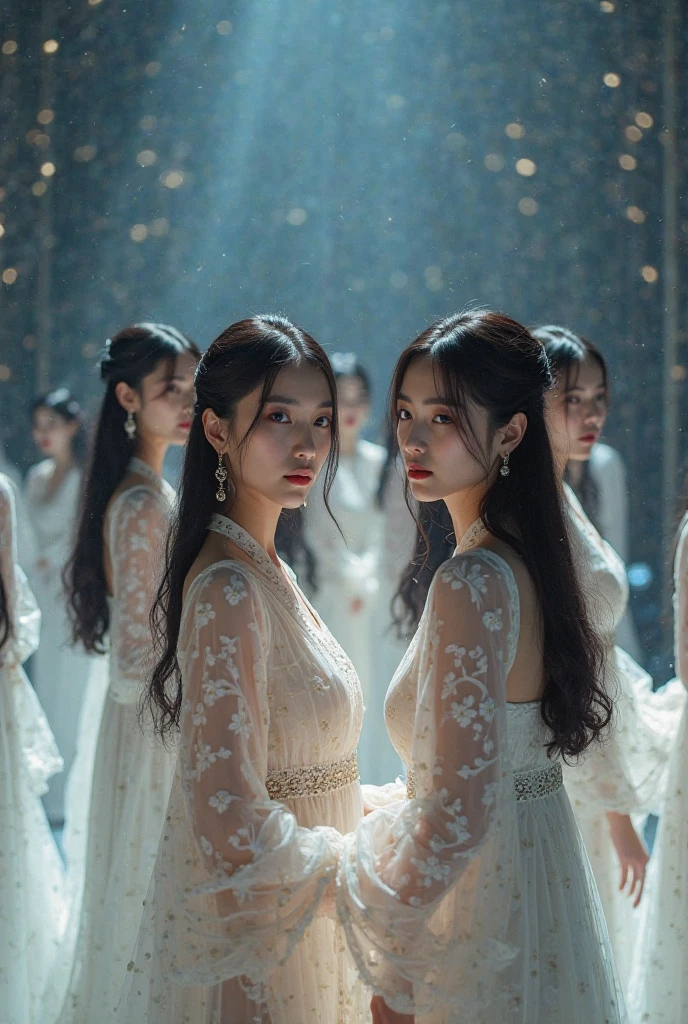 A very beautiful Korean female band