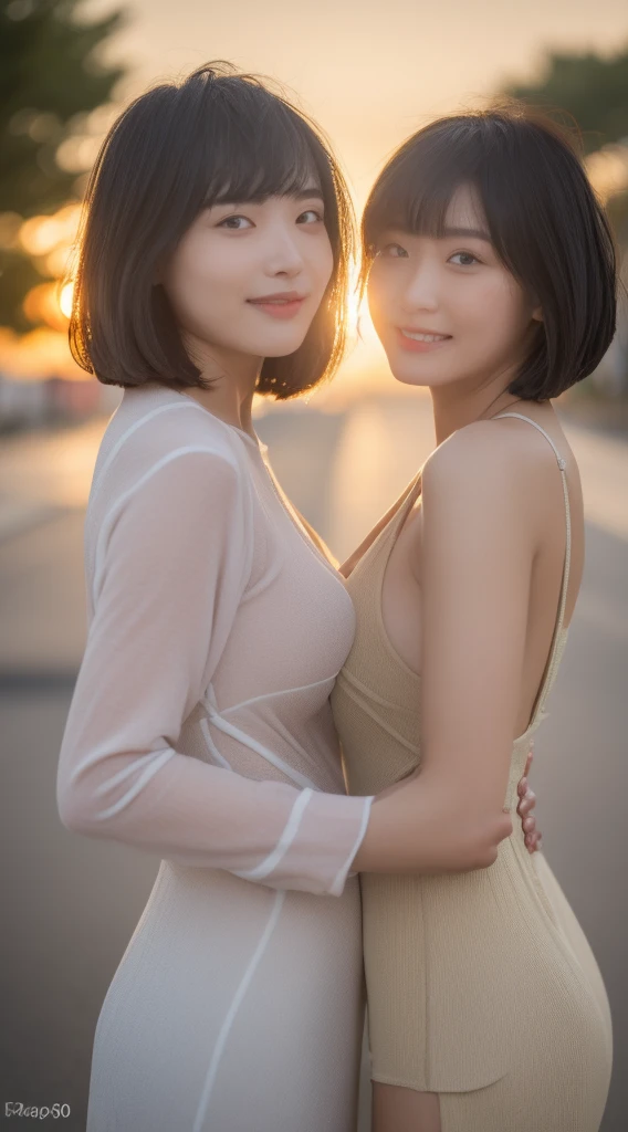 top-quality、8K Masterpiece、超A high resolution、(Photorealsitic:1.3)、Raw photo、女の子1人、Short bob hair、glowy skin、maid clothes、((super realistic details))、portlate、globalillumination、octan render、in 8K、ultrasharp、Beautiful breasts、highly intricate detail、Realistic light、CGSoation Trends、beautidful eyes、radiant eyes、Facing the camera、Spiteful smile