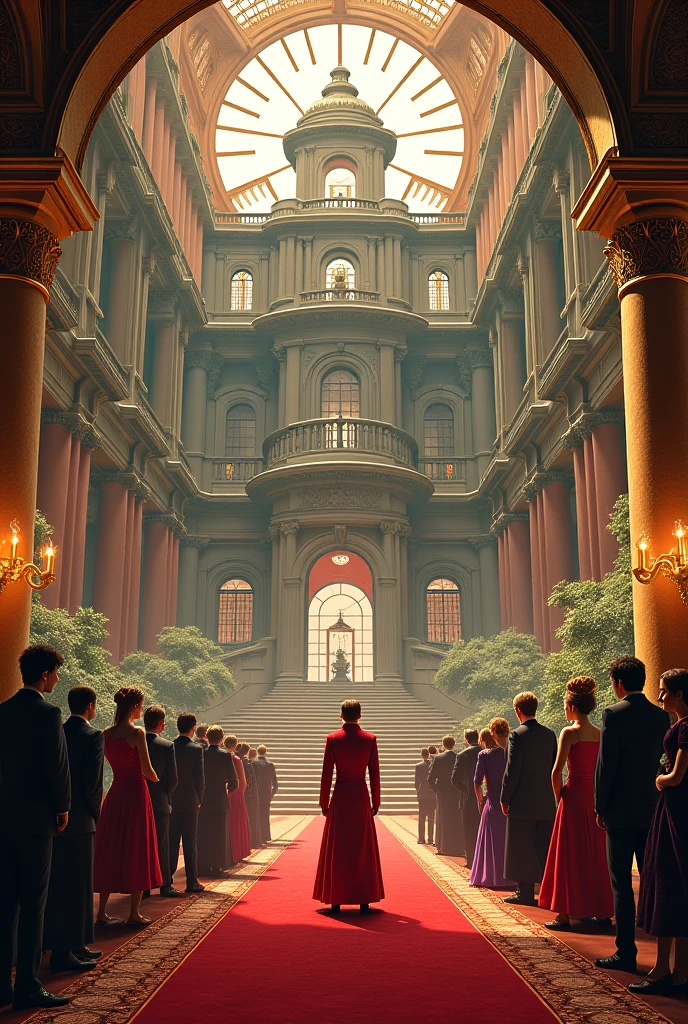 Luxurious Place of a Noble Family in cinematic way and manga with One Piece Like Pictures
