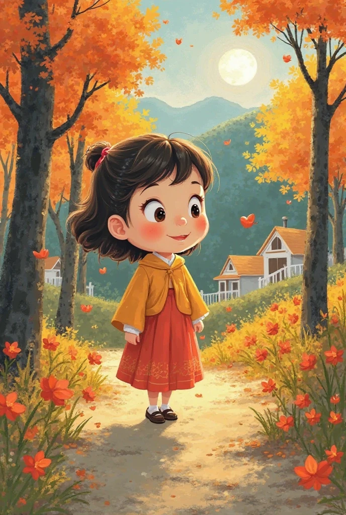 Fanny de Mobilegen
Turn this image into an illustration with a style inspired by traditional Japanese animation. Use a palette of soft and warm colors, with vibrant tones but delicately balanced. The background must be composed of hand-painted elements. great detail: trees, houses, , soft mountains or any natural landscape that provides depth. Apply diffused, golden and soft lighting that transmits calm, nostalgia and a touch of serene magic. The character must keep the main features of the original photograph, but reinterpreted with soft lines, expressive eyes and a dreamy air, as if it belonged to a world full of contained emotion. Add small everyday details that reinforce the enchanting fantasy feeling in the midst of everyday life, , thus building an enveloping and poetic atmosphere.