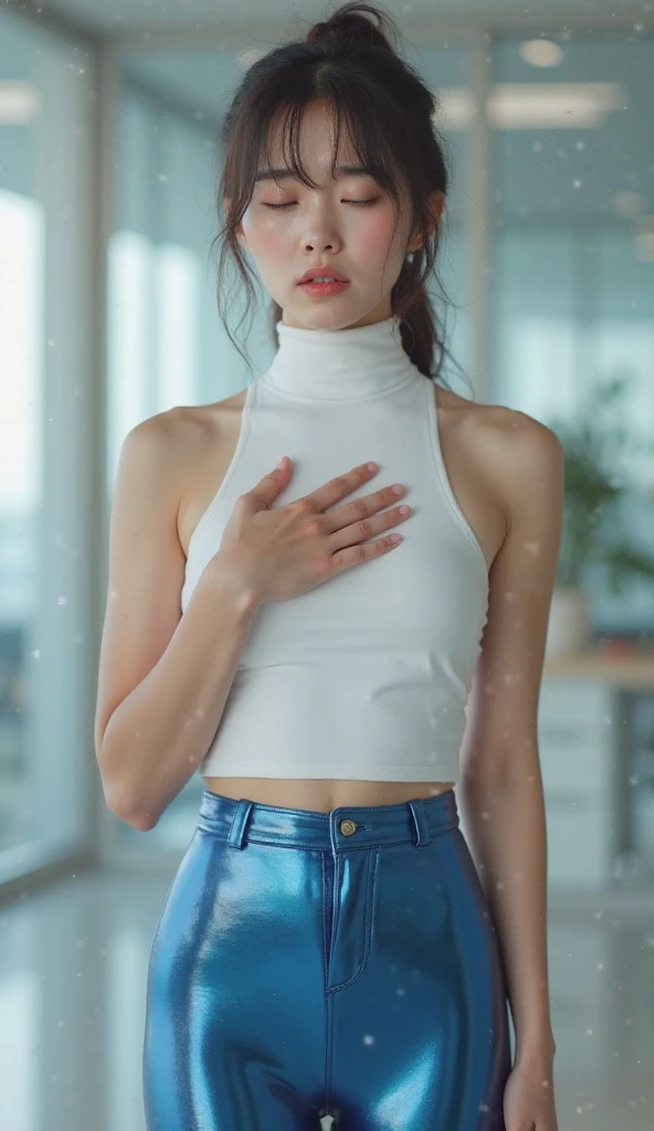 realistic, sexy body, spread her legs, sitting , Realism, photoRealism, photo-realistic, high contrast, (photorealistic:1.4), (ideal female figure), 8k high definition detailed realistic, (Best quality, masterpiece:1.2), photon mapping, radiation, physically based rendering, Best quality, very detailed, 1 girl, queen, on open air,
