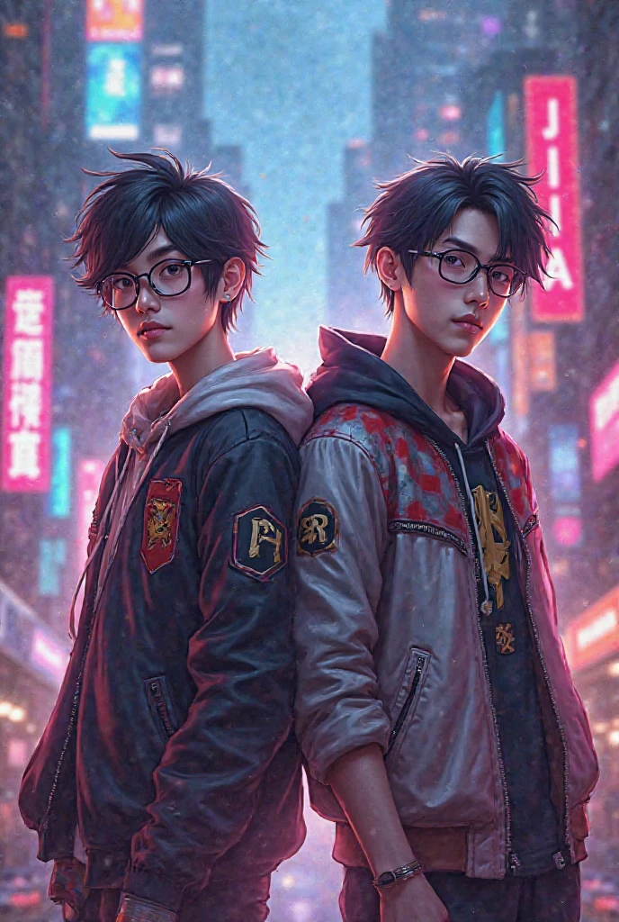 A photo of Julian and chou of mlbb