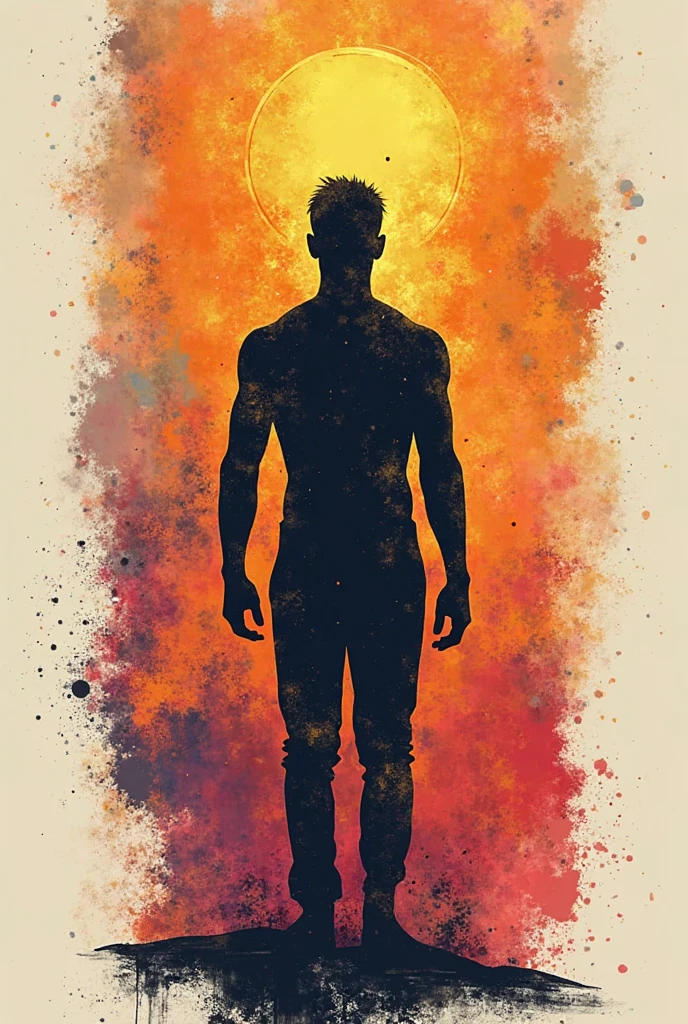 Create a creative design for a visual arts course t-shirt print 
