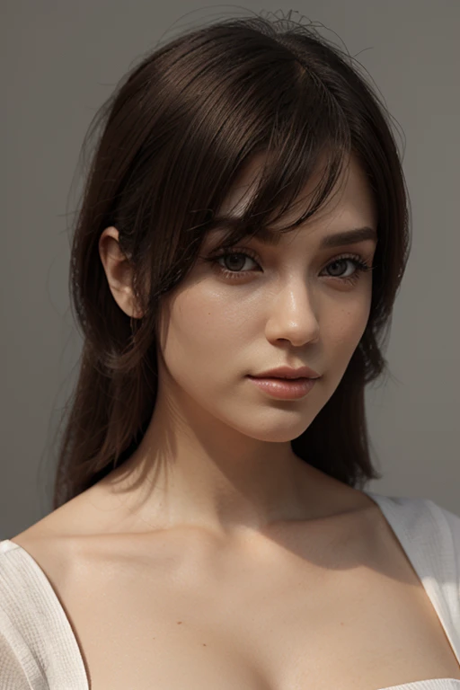 (realistic, photo-realistic:1.37), (8k, RAW photo, best quality, masterpiece:1.2), cute, ultra-detailed, heart-shaped pupils, physically-based rendering, ultra high res, kodakvision color, shot on Arricam LT Camera, bokeh, sharp focus, looking at viewer, photorealistic, realistic, solo, photorealistic, best quality, extremely detailed face, extremely detailed eyes and face, beautiful detailed eyes, absurdres, incredibly absurdres,haunting smile, Messy hair, floating hair, ,