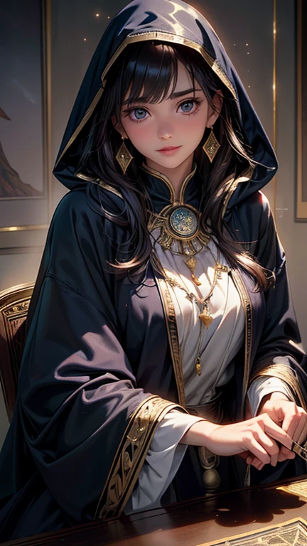 delicate face,devil eyes,
