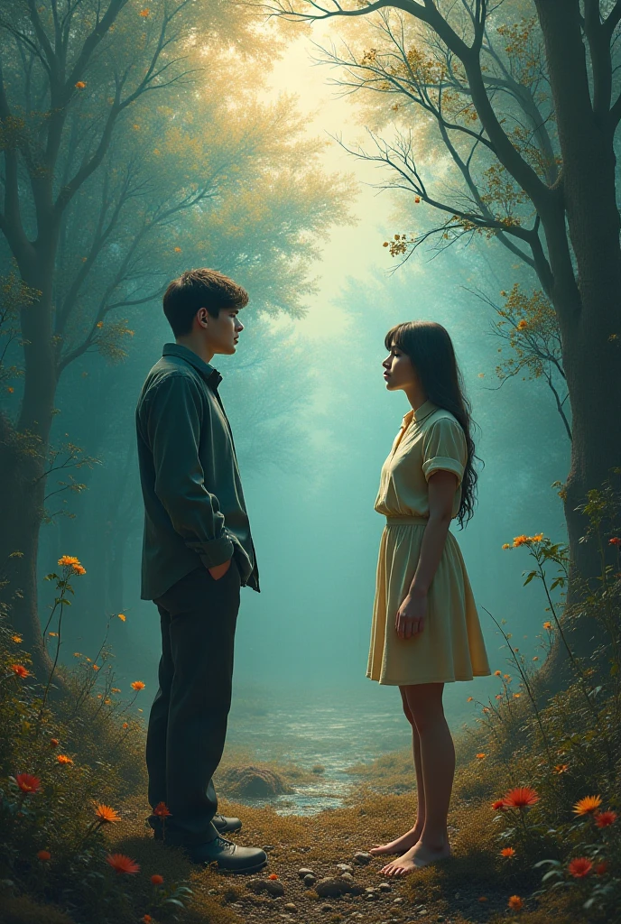 Picture about the drug lie: two alternative worlds where reality is not the same as the consumer's perspective, Reflective Imagen 