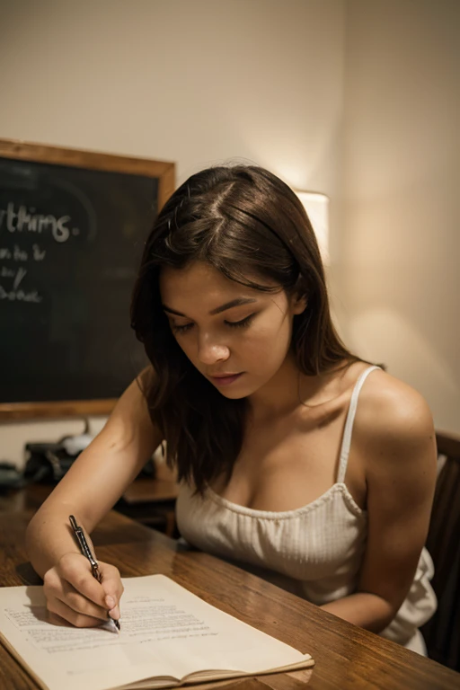 An image of a person working hard on a task, representing intense and dedicated effort.high quality, cinematic 4k