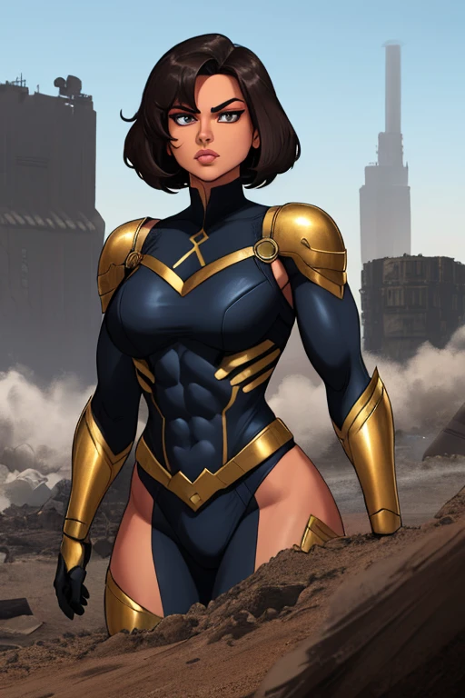 Captain Marvel(Gina Carano face), combat stance, highly detailed, vibrant appearance, creative behavior, extremly detailed, imaginative, sensual, spontaneous, small round breasts, athletic physique, round ass, revealing, highest quality, skin texture, intricate details, (cinematic lighting), RAW photo, 8k, masterpiece,best quality,ultra-detailed,very detailed illustrations,extremely detailed,intricate details,highres,super complex details,extremely detailed 8k cg wallpaper,