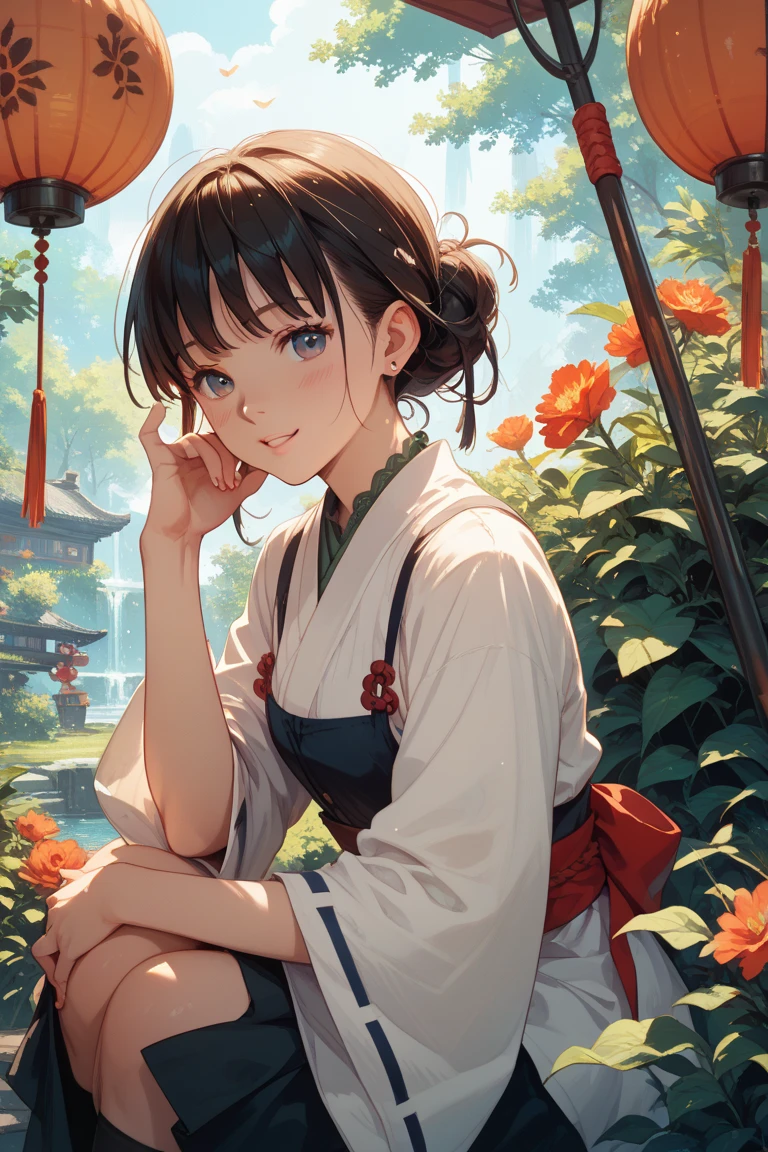 Please give me an illustration of just a Ghibli meal。