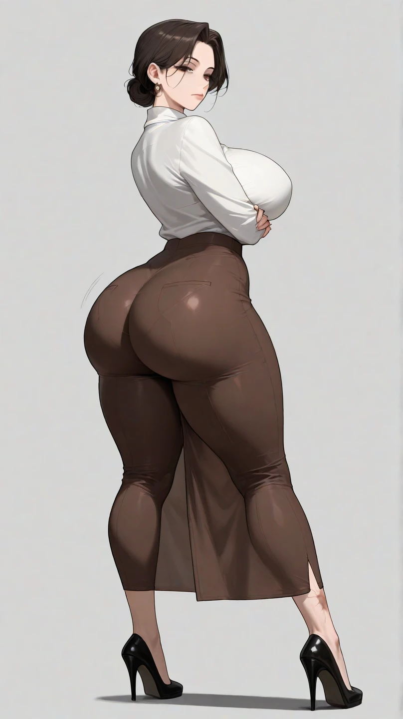 By bebebebebe, by lostgoose, by goonie-san, solo, standing, (((Erosion Bird, Opium Bird))),Female,bbw,big booty
