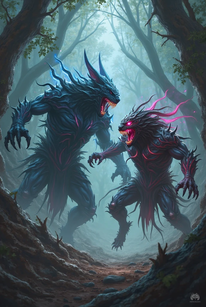 two wolves caught in tentacles and fucked in limbo, tentacles by the hands hanging hands clasped tentacles more tetacles less details
tentacles are thicker and larger on the groin