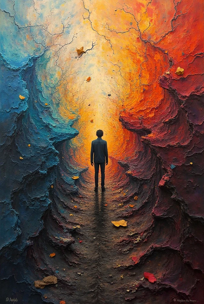 Make an artist paint a picture The tectonics of feelings in a palette of colors must be:
Person
Tectonics
Palette