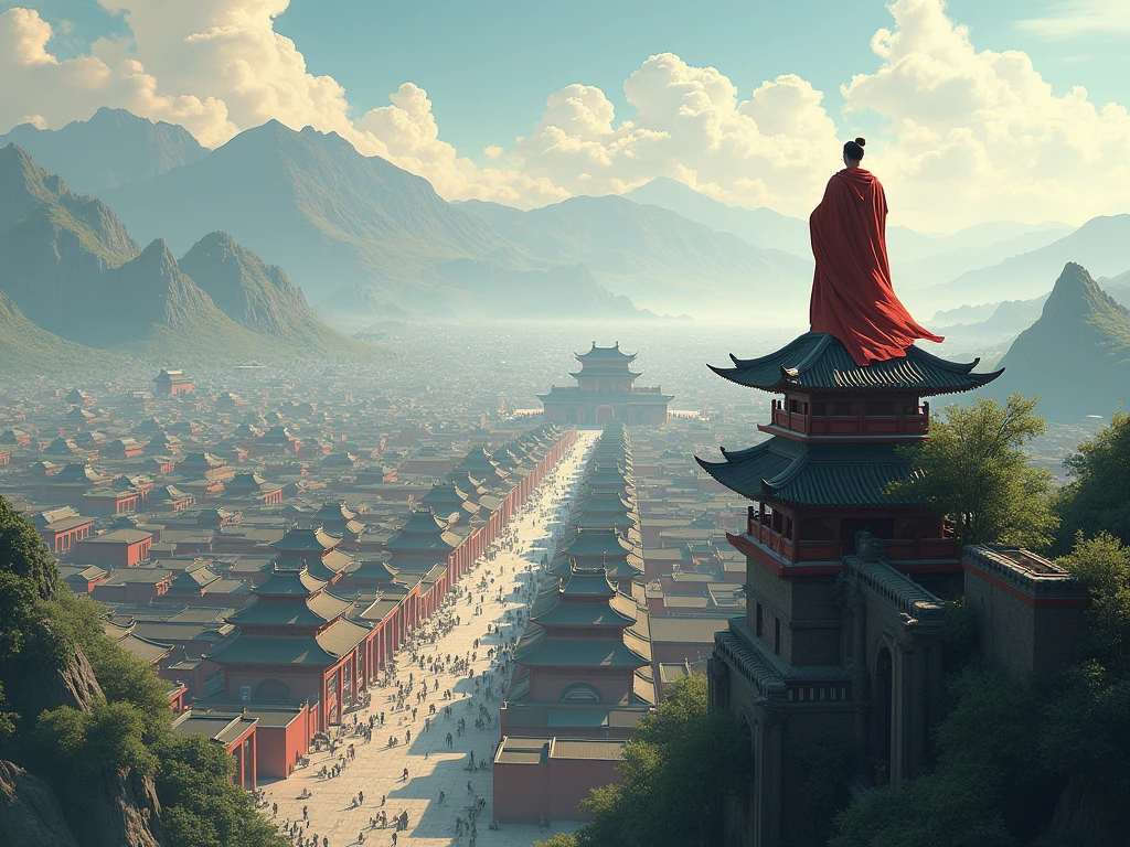 Tanno Chang'an、Overlooking、wide angle