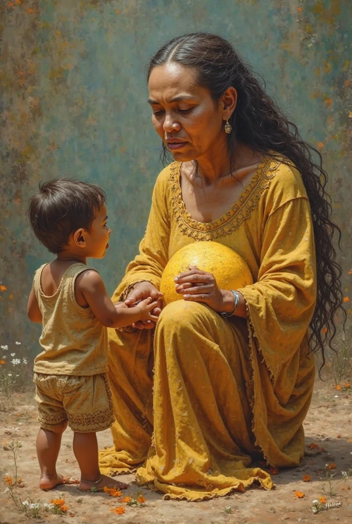 At the request of the son, Pochaco turns the swollen object into a ball and the son is happy. But after hearing the son's praise, the mother's body has a side effect. Her body starts to feel swollen and growing. She is shocked because now the house has already taken the shape of the house and the son praises the mother for growing. The son makes another request to the mother, if he can grow bigger and he tries to grow bigger and then he is able to grow bigger. He starts to feel ashamed of his huge size and somewhere he doesn't stop growing so much that he becomes bigger than the city.