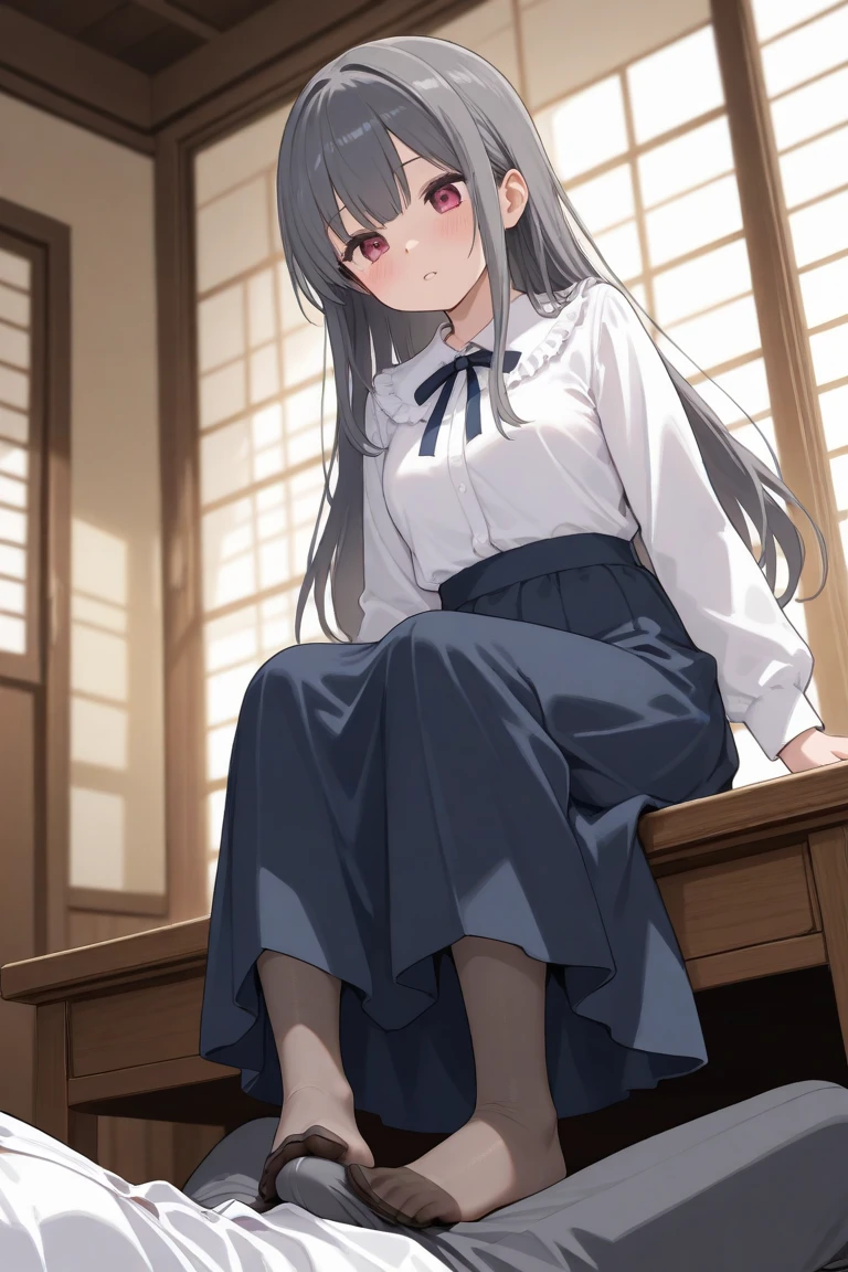 (knees up, sitting: 1.3)、high-quality lace panties,reality、raw,knees turned inwards,waving at viewer、
ultra-detailed, high resolution, extremely detailed CG, unity 8k wallpaper, official art, super detailed skin, perfect anatomy, cinematic lighting, beautiful detailed eyes, depth of field、(((anatomically correct))), ideal ratio body proportions、,Japanese Girl - SDXL