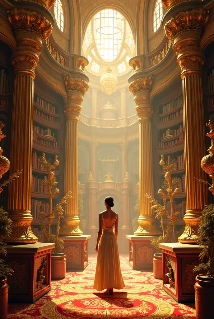 "In one place, gold, beauty, and letters (literature) remain."