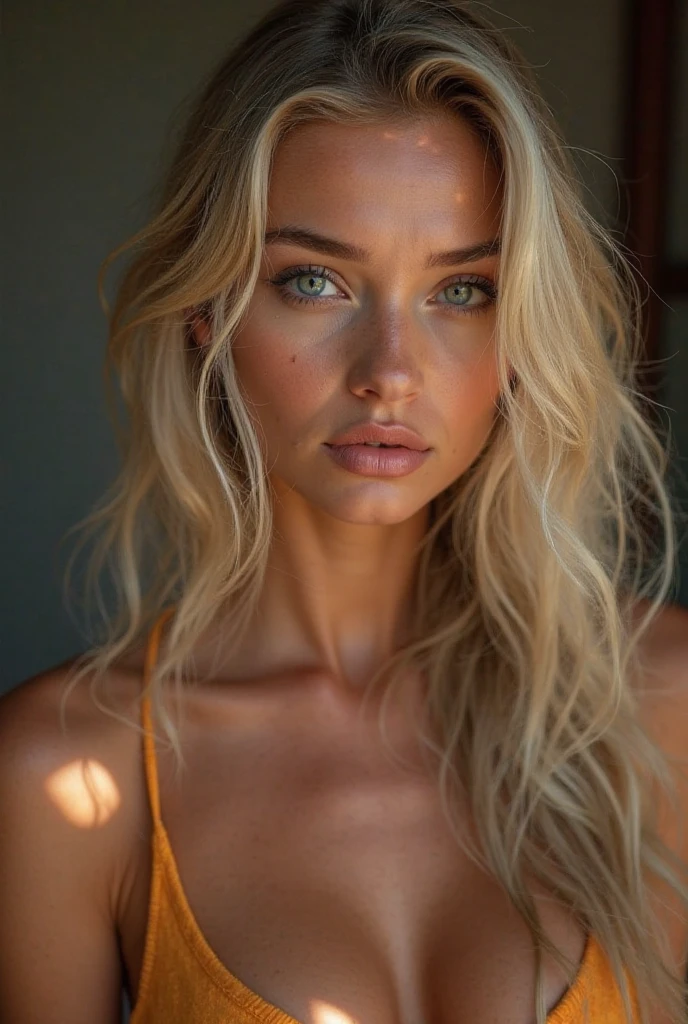 A very attractive 10 year old blonde with a realistic look and a big ass