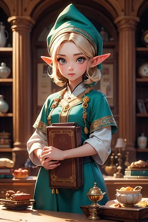 elf、girl、Wizard、medium hair