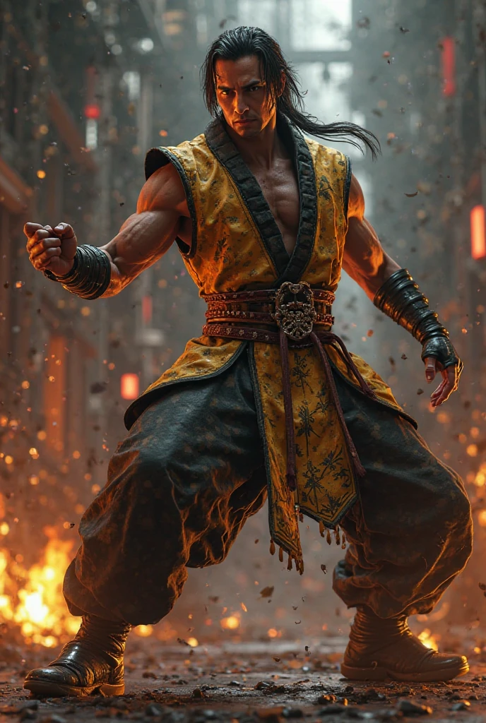 Jonny cage character from mortal Kombat