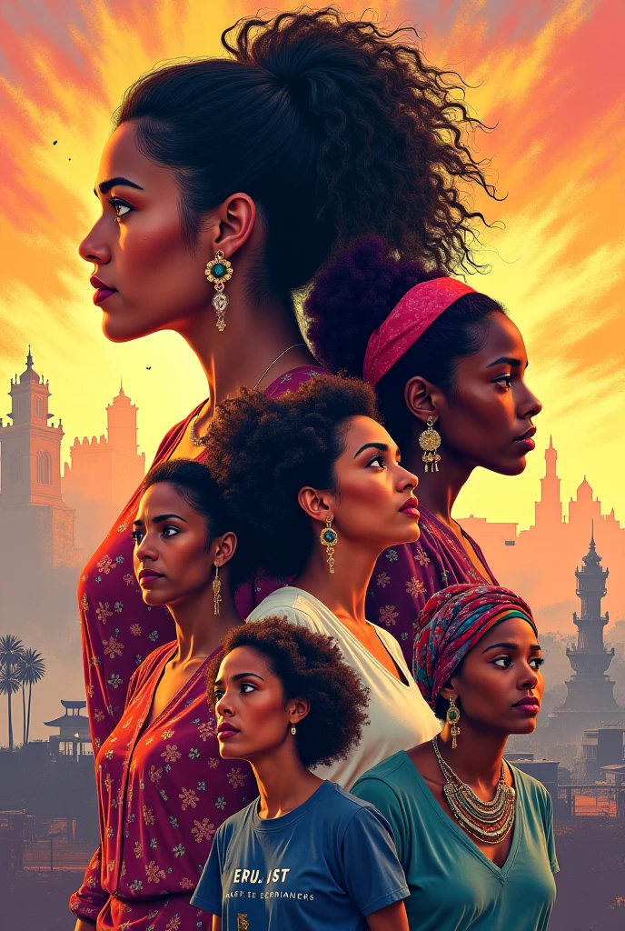 You can add the title “La Voie des Femmes” on the 4 Images 